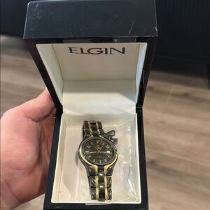 Black and Gold Men's Watch